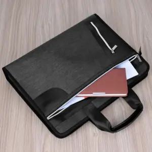 직장인 서류가방 A4 수납 가죽 손잡이 차콜