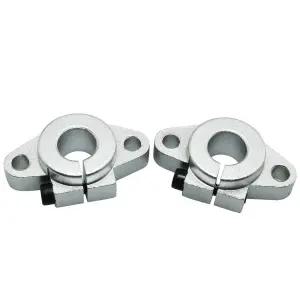 12mm 직경 샤프트 CNC 라우터 부품 3D 프린터 부품을 위한 2pcs SHF12 알루미늄 합금 선형 막대 레일