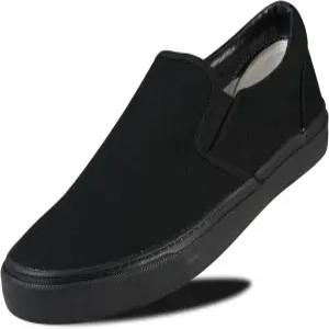 남성용 스니커즈 클래식 로우탑 슬립 온 슈즈 와이드 캔버스 스케이트 로퍼스 부드러운 깔창 인과 드레스