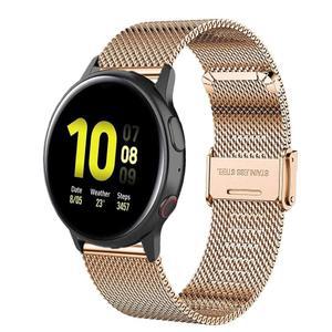 비보액티브 3 워치 밴드용 안리르 밴드, 가민 3용 20mm 메쉬 스테인리스 스틸 밴드 / 포러너 645 음악 갤럭시 42mm 41mm 액티브 2 40mm 44mm