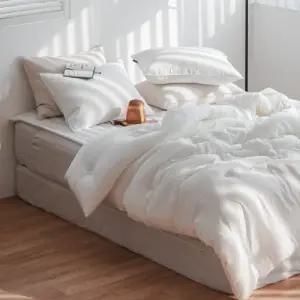 헬로우슬립 모달 가을 이불 베개 침구 세트 SS 화이트 BNS