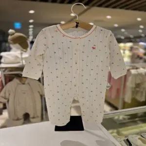 [블루독베이비] 26/SS(피치)리프플라워우주복(4617004102)신생아 아가옷 유아  조카 선물 말띠 출산 (46170