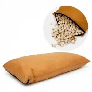 베개나라 누빔 피그먼트 바디필로우 순면 워싱 커버 롱 베개 솜 쿠션 (WFKAGW8)