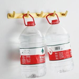 라포식 로브 후크 벽걸이 코트 옷 수건 홀더 브러시드 골드 알루미늄 화장실 선반 욕실 하드웨어 액세서리