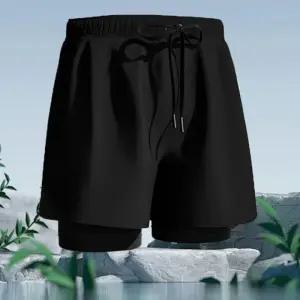 남자편한바지 바지 편한바지 밴딩 남자여름반바지 일체형 와이드반바지 짐웨어