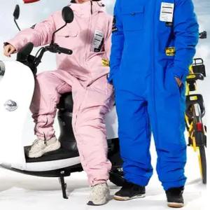 오토바이 방한바지 라이더 배달 보온 전신슈트 일체형