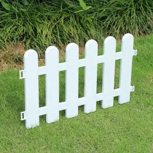 DIY 조립식 정원 울타리 화단 펜스 5세트 50X30