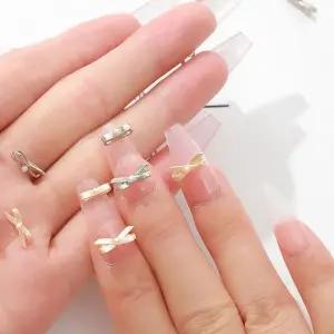 리본 2개입 파츠 2종 컬러 네일아트 네일스톤 (WFKANBG)