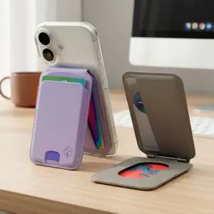 하이온 핸디 맥세이프 양면 카드지갑 가로세로 거치기능 카드4장 수납 강력한 자력