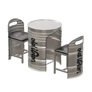 깡통 테이블 포차 카페 싱글 감성 인의자 2인 체어