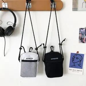 [하프클럽/]나일론끈목걸이백 미니백 세컨백 미니백 여자 캐주얼 남성 패션