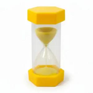 어린이집 타이머 모래시계 찜질방 안전 옐로우 이중구조 명상 5분