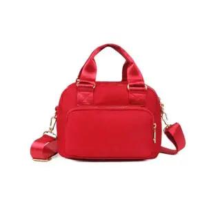 [골드스마일]여성 핸드백 가벼운 여행 보조 크로스백 레드