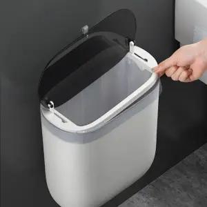 (옵션 단일옵션)기저귀 냄새차단 밀폐 휴지통 욕실 벽걸이 주방 틈새 공중부양