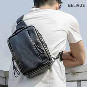 [하프클럽/]빌리버스 남자 크로스백 BJI526 캐주얼가방 슬링백 가