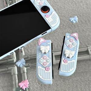 [호환품]닌텐도 호환 스위치 호환 / OLED 2용 마이크로 프로스트 하드 보호 케이스 - 실리콘 그립 커버 고