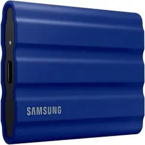 삼성 T7 쉴드 2TB 휴대용 SSD USB 3.2 Gen2 러기드 IP65 등급 사진작가 콘텐츠 제작자 및 게임 외장 솔리드