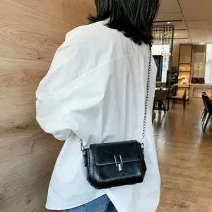 [하프클럽/]여성 빈티지 스타일 패션 심플 더블체인 숄더 크로스백