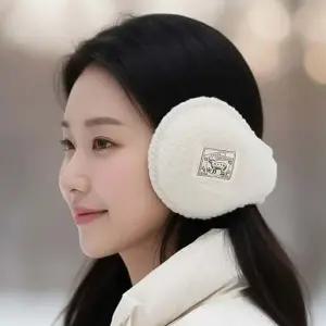 히키스 양털 뽀글이 방한귀마개 접이식 겨울 귀도리 여성 남성 커플 EM40