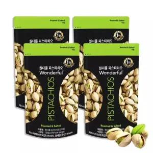 원더풀피스타치오 구운 파스타치오 건강간식 견과 가염 150g 4봉