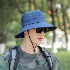 남성 스냅단추 트레킹 낚시 야외활동 사파리 햇 모자