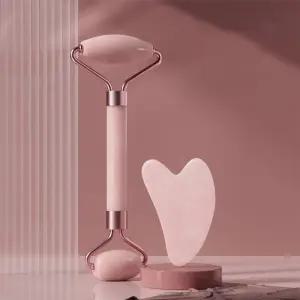 얼굴 경락 마사지 브이롤러+괄사 마사지 림프절 궐사마사지 괄사마사지