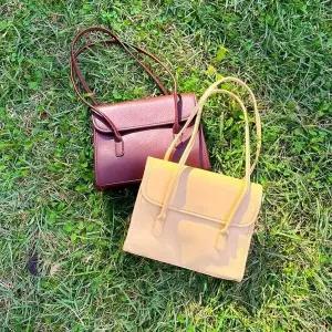 미니멀 레더 가죽 숄더백 여성 실용적 가방 (WFKBJJ7)