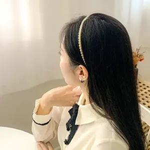 진주 헤어밴드 여성 머리띠 패션 트렌디 악세서리 (WFKBJJD)