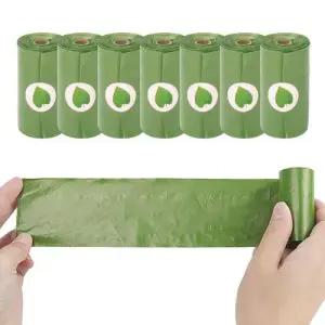 애견 리필 아로마향 배변봉투 녹색 5개세트 똥봉투 산책 비닐봉투 WFE573A