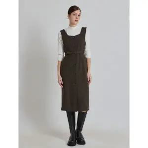 [리스트]울 벨티드 스퀘어넥 원피스 택가격 328000원 _P414577452