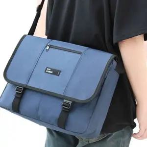 [하프클럽/]남성 심플 스포티 학생 캐주얼 커플 메신저백 코디