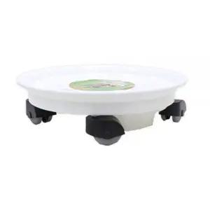 [에이치플러스몰]bns 이동식 7호 물받이 원형 화분받침 거실화분정리