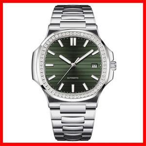 맞춤형 1:1 명품 브랜드 자동 시계 방수 스테인리스 여성용 식