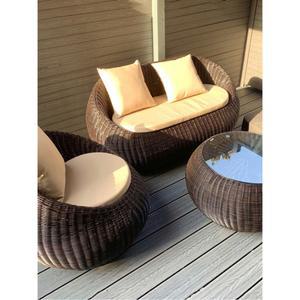 라운지소파 라탄세트 베란다테이블 마당의 탄 정원마당 테이블세트 빌라 라탄야외테이블