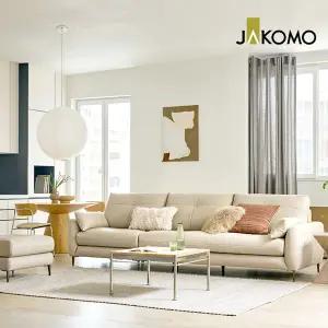 [자코모] 멜랑 4인 이태리 천연면피 소가죽 소파+스툴+쿠션2개