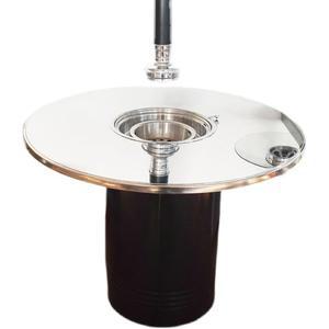 연탄 테이블 야외 원형 음식점 식당 기본형 탁상 휴대용 다리 깡통 90cm 조개구이 그릴