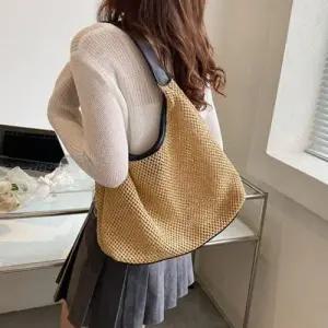 라탄백 봄 왕골 비치 수납좋은 비치백 여성 라 WFIL68X