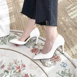 토오픈 베이직 미들힐 펌프스 여성구두 키높이 샌들