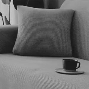 3인용 쇼파 리폼 격자모양 천갈이 커버 딥그레이 WFIPVCX