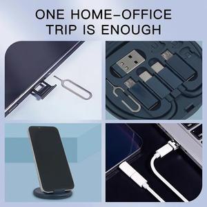 멀티 USB 유형 C - 60W 충전 어댑터 케이블 키트 변환 조명 A 및 마이크로/유형