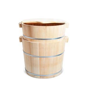 편백나무 원목 족욕통