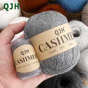 뜨개실 뜨개질 QJH 손뜨개질용 캐시미어 원사 5세트 - 스카프 모자 숄 장갑용 소모사