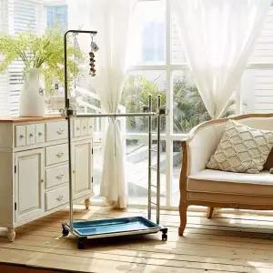 앵무새횟대 애완 대형 놀이터 스테인레스 스탠드 스텐 조류