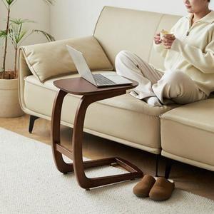 내추럴 원목 미니 티테이블 침실 이동식테이블 거실 원형쇼파 보조 원통형 북유럽 나무 모던