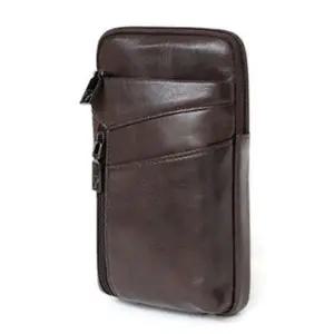 [하프클럽/]남성용 가죽 힙색 미니 메신저백 여행용 바디백 작고 세련된 가