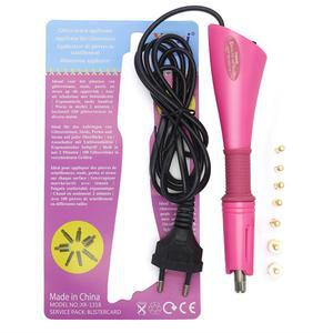 큐빅인두기 융착기 원단 핫스탬핑 일체형 액세서리 공예 의상 흡착 스팽클 리폼 도구 드릴