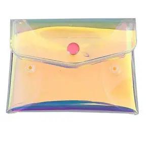소품 화장품 홀로그램 파우치 PVC 소지품가방 10x8cm (WFKBRHV)
