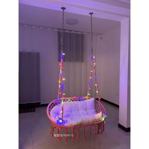 2인 흔들 그네 의자 팔걸이 정원 그레이 벤치 지붕 쇼파 스 낮잠 흔들그네 패키지