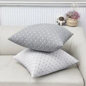 [베드앤데코][당일출고] 크로스 트리플 쿠션(솜포함) 50x50