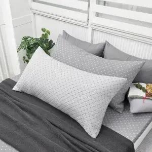 [베드앤데코][당일출고] 크로스 트리플 등쿠션커버 60x150